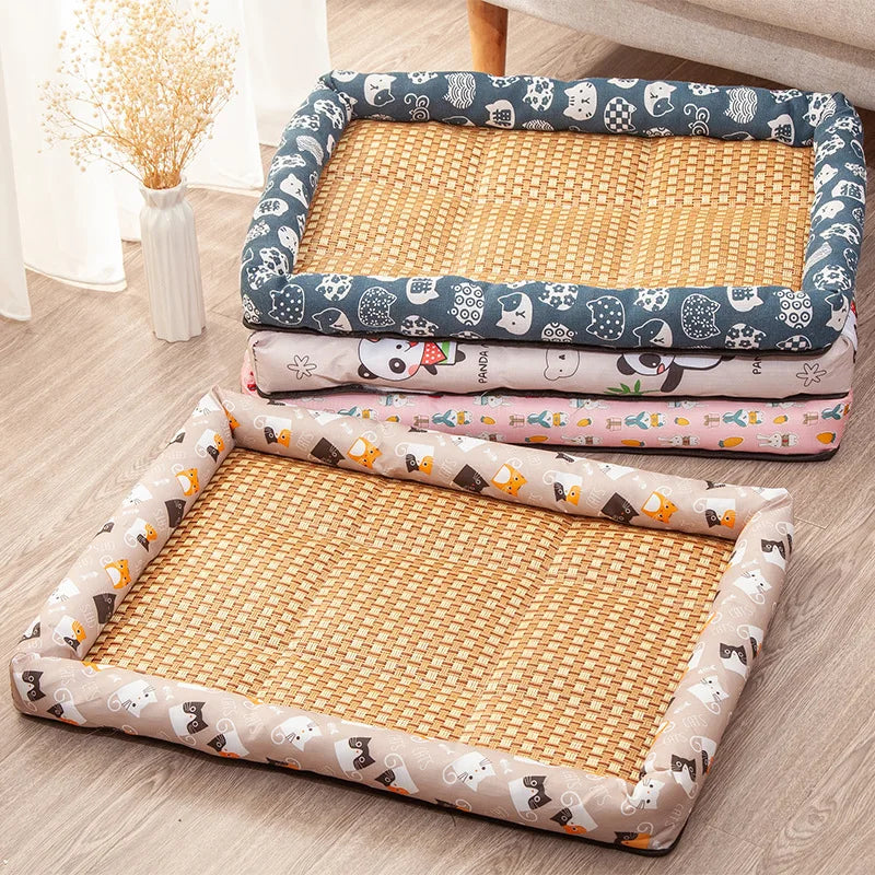 Summer cooling and durable pet beds