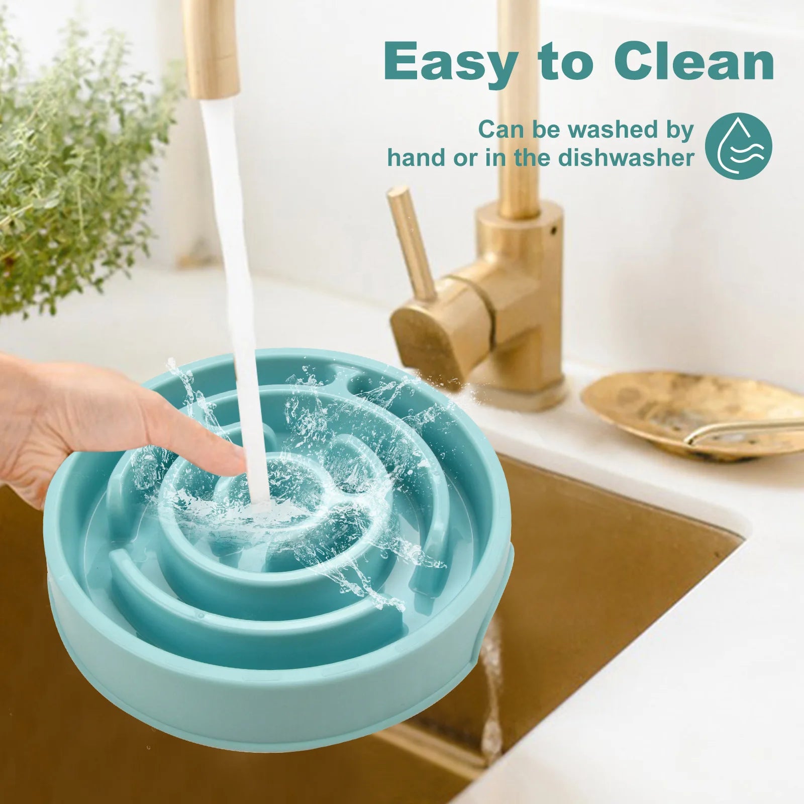 Pet Slow Food Bowl - Non slip and Durable