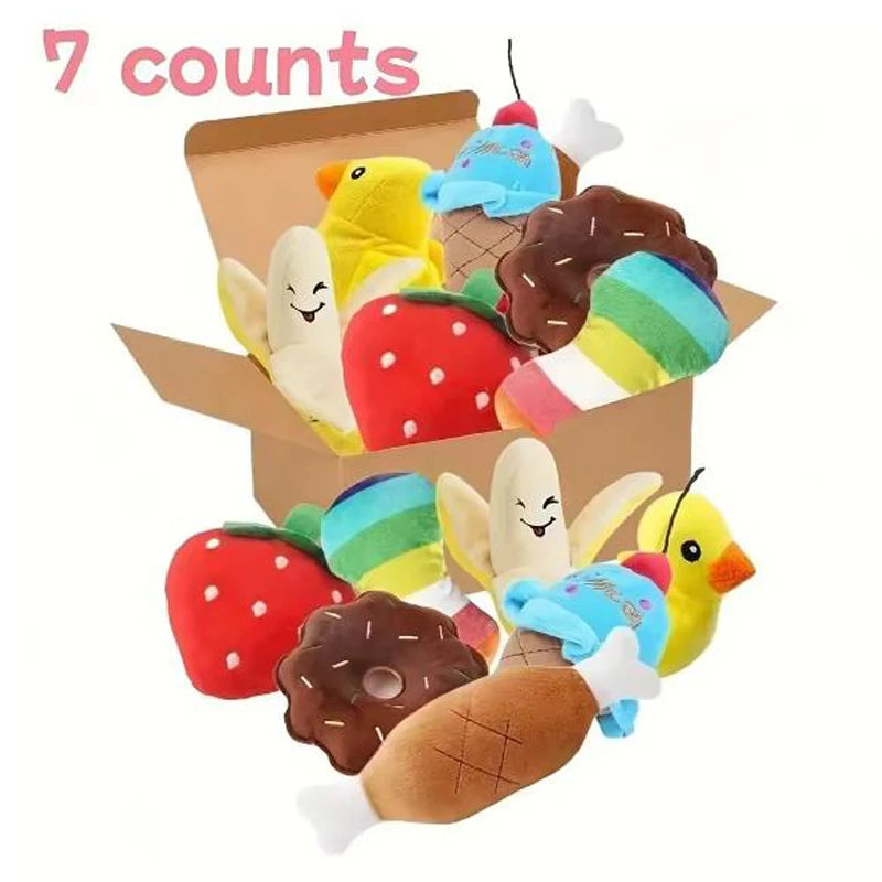 7-piece set of puppy sound toys