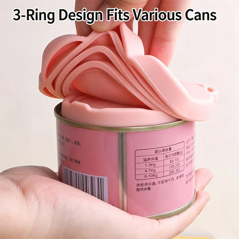 Pet Food Can Lid Silicone Cover