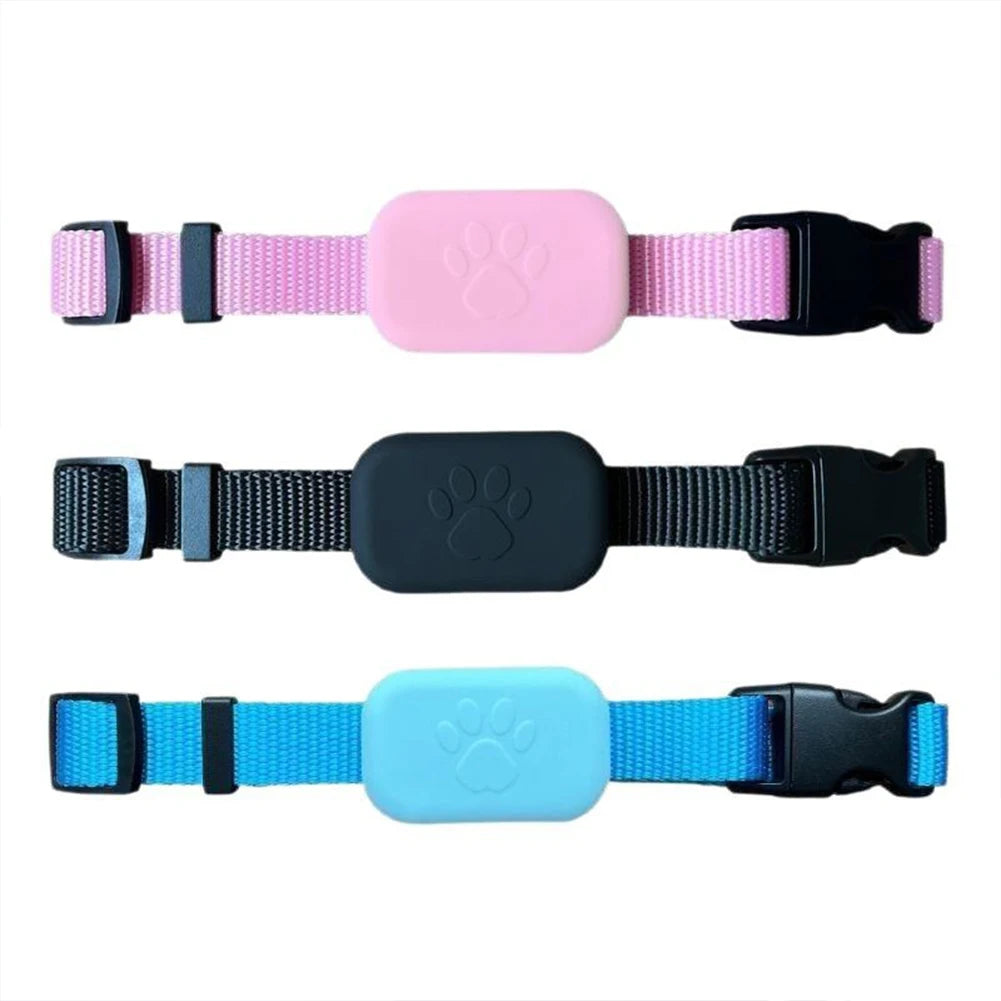 Waterproof Pet GPS Tracker with Adjustable Collar for iOS/Android Remote Global Locator