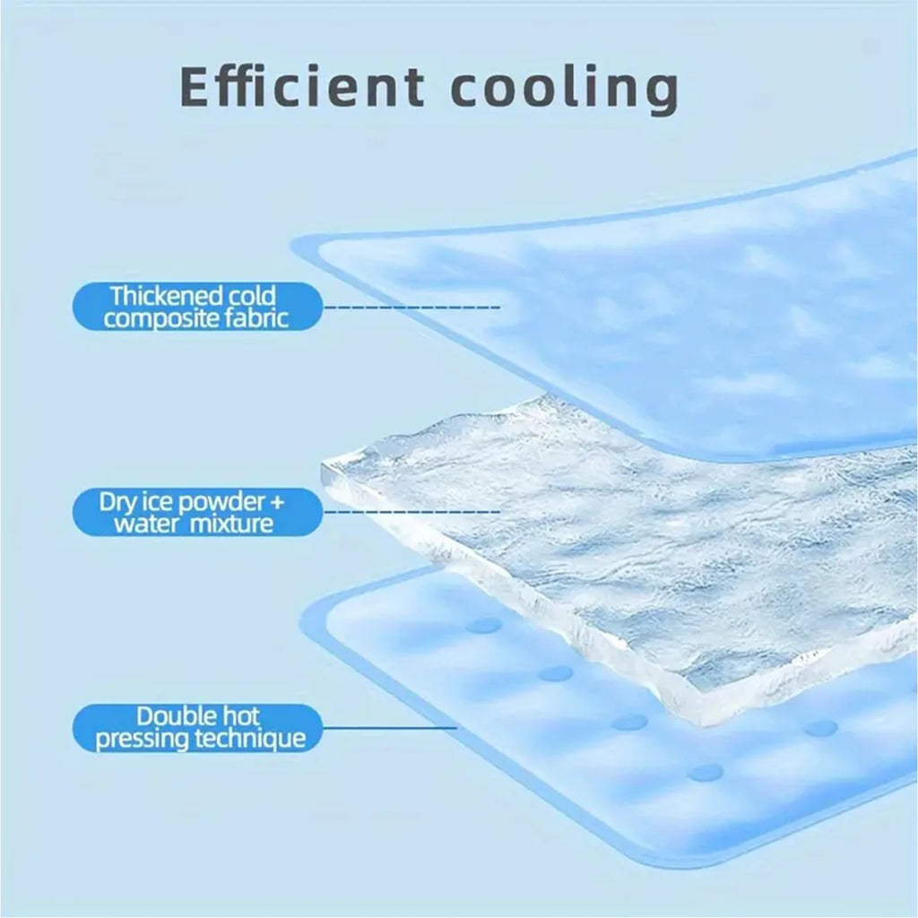 Cooling Mat Gel Self-Cooling Pad for Small Middle Size Cats and Dogs Waterproof Wear Resistant