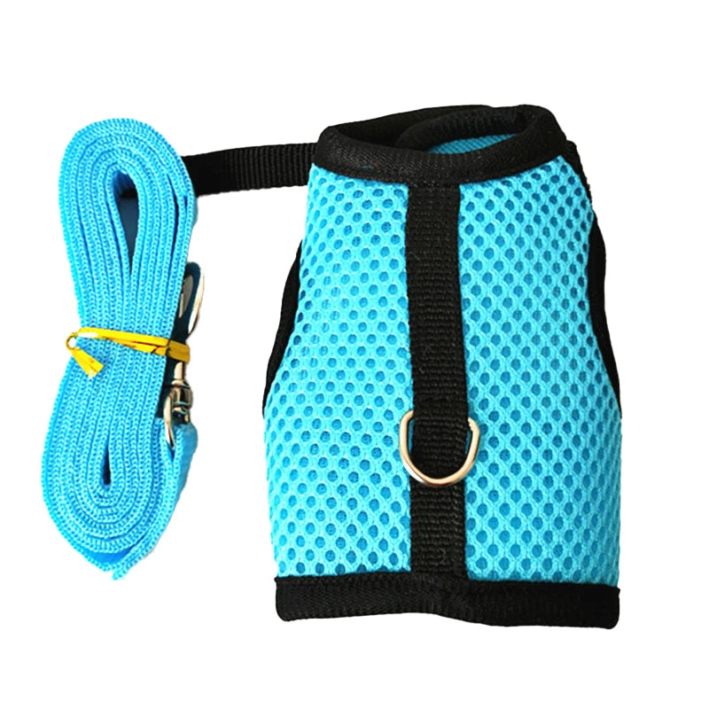 Pet Accessories/Harnesses Vest Leashes Set Soft Mesh Harness