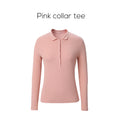 AP 2025 Spring and Summer Women Turn-down Collar Tee Soft Lady Cotton Blend Skirt Comfortable Casual