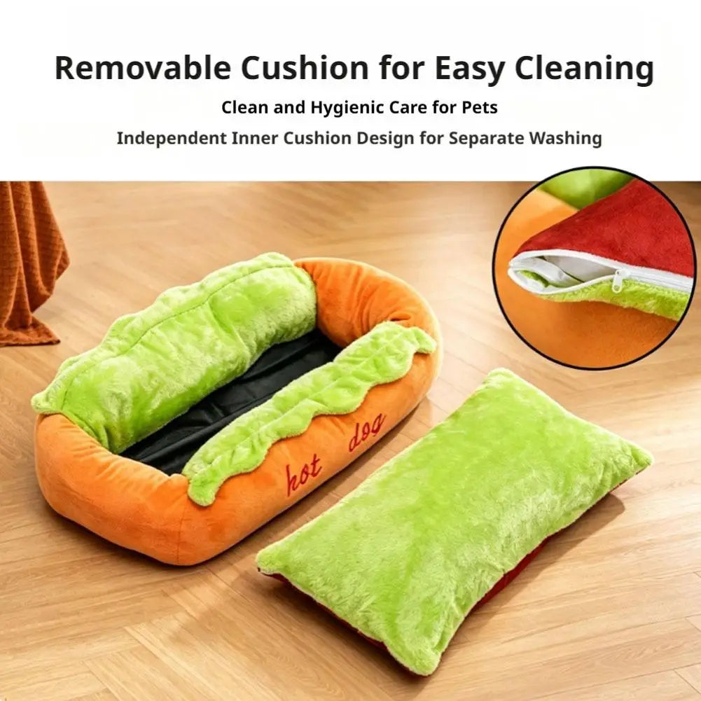 Hot Dog Pet Bed