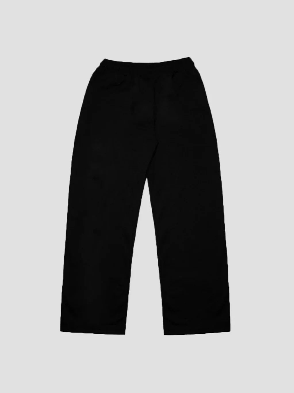 Men's Black Oversized Wide-Leg Sweatpants