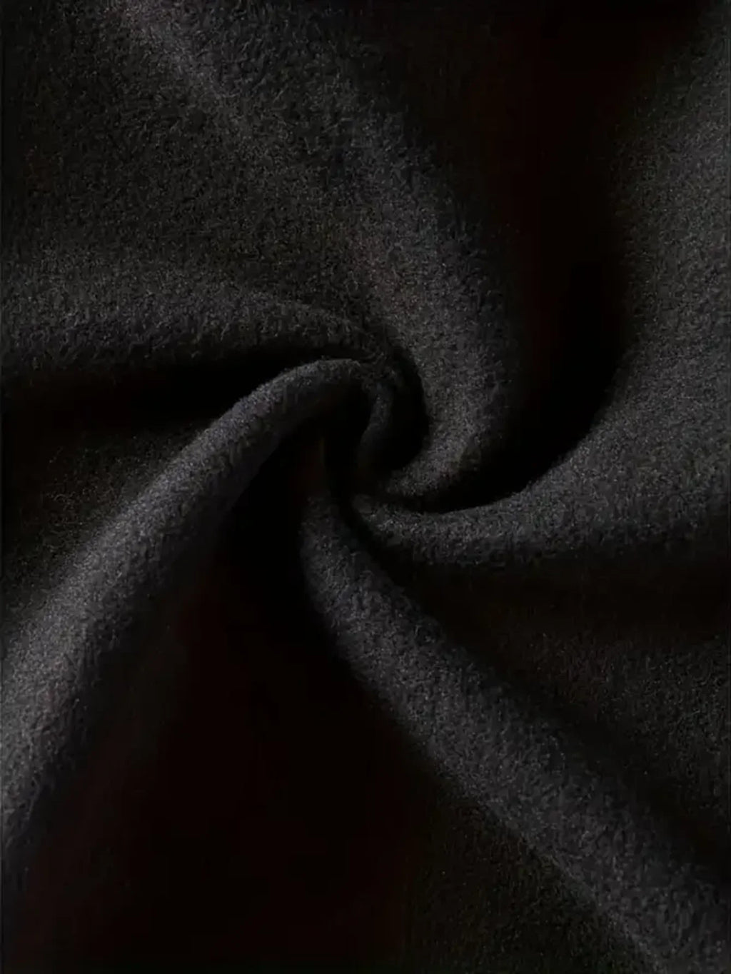 Men's Black Oversized Wide-Leg Sweatpants