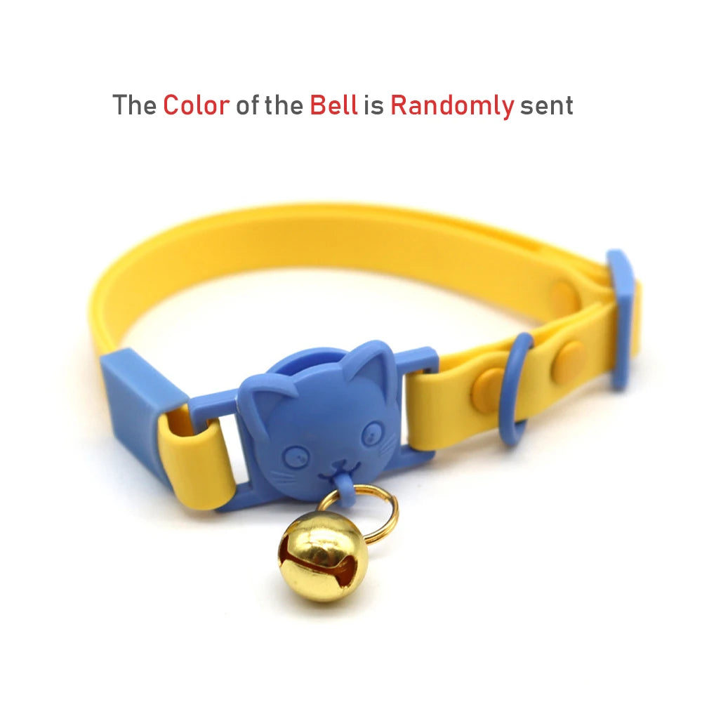 PVC Cute Cat Collar With Small Bell
