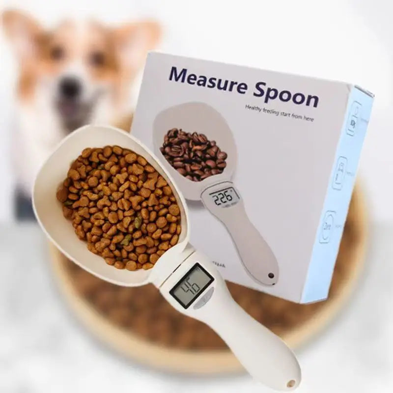 Pet Food Measuring Spoon Digital Electronic Scale,Precise Weighing