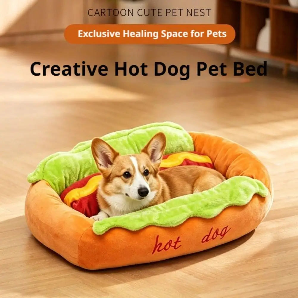 Hot Dog Pet Bed