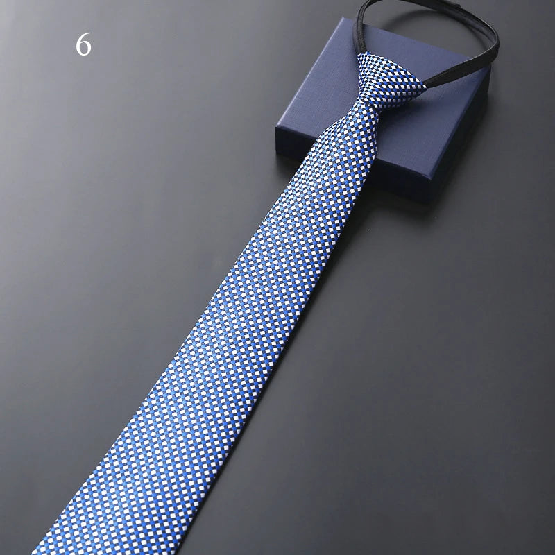 Men tie skinny 8cm ties for men Wedding dress necktie fashion plaid cravate business gravatas para homens slim shirt accessories