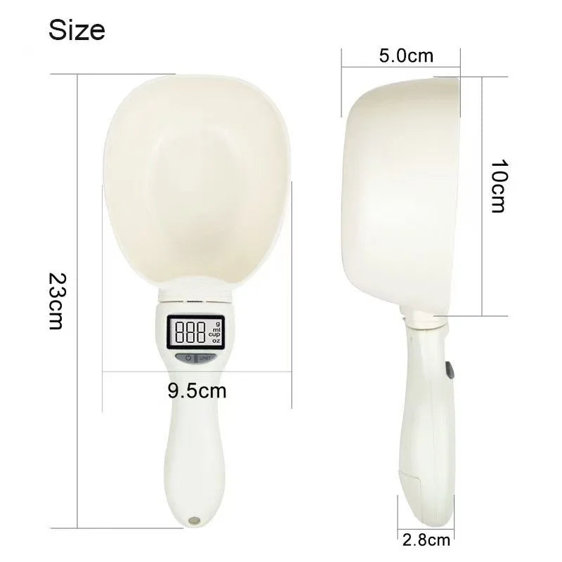 Pet Food Measuring Spoon Digital Electronic Scale,Precise Weighing