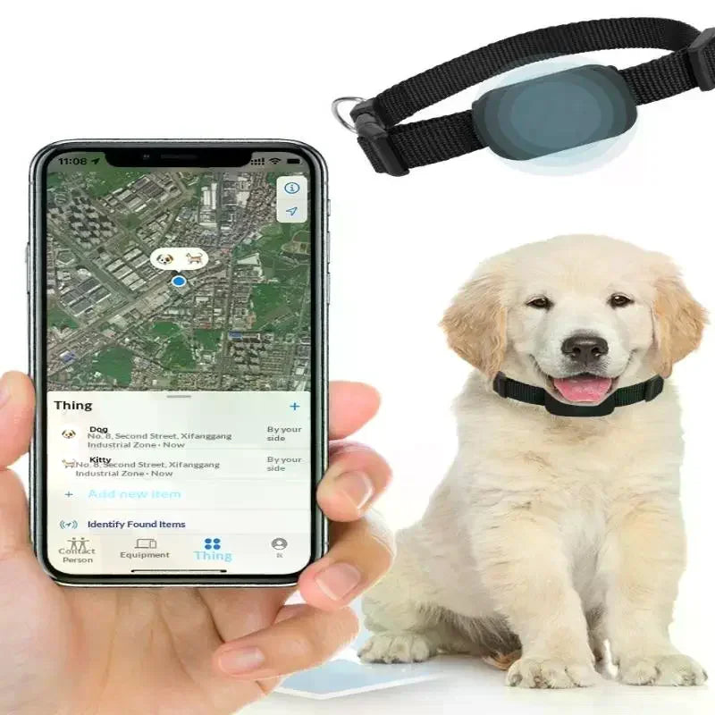 Bluetooth GPS Tracker Dog Mini Tracking Movement Alert Collars