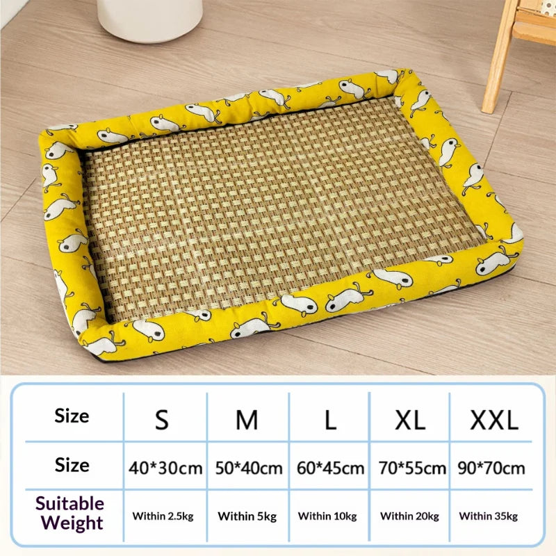Summer cooling and durable pet beds