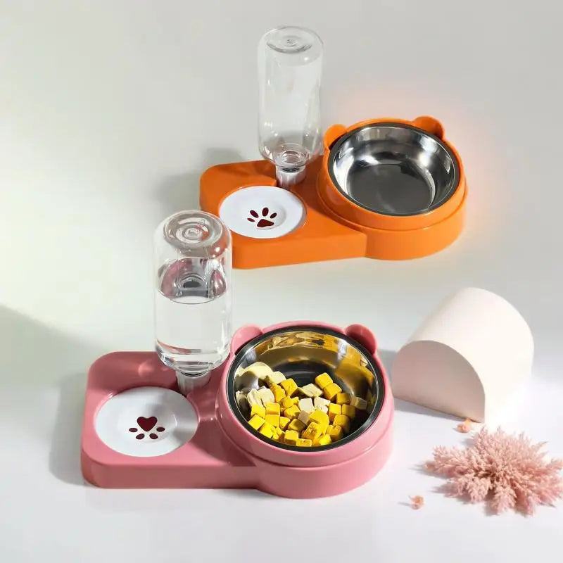 Pet Water & Food Bowl Set