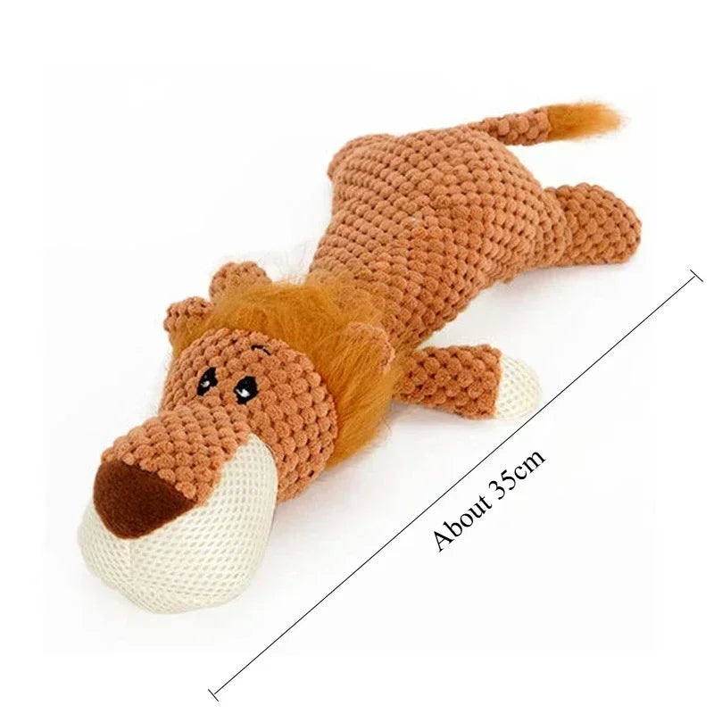 Pet Toys for Large Dogs, Cute Plush Squeak Stuffed Toys Fleece Durable Chewing