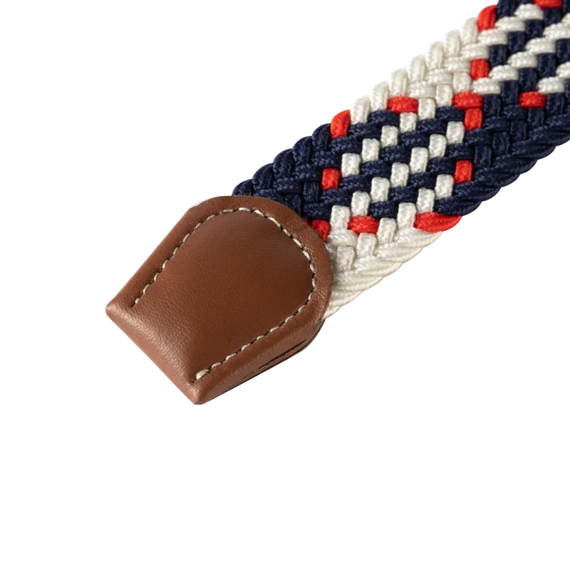 UNISEX Casual Knitted Pin Buckle Women Belt Woven Canvas Elastic Expandable Braided Stretch Jeans Belts