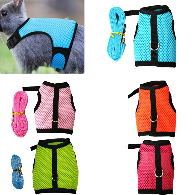 Pet Accessories/Harnesses Vest Leashes Set Soft Mesh Harness